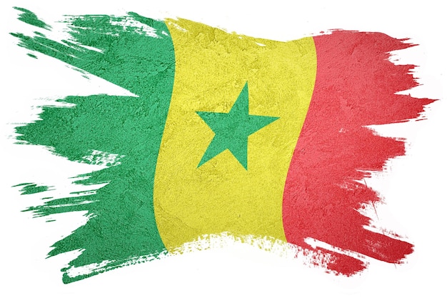 Grunge Senegal vlag Senegal