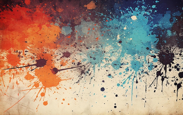 Grunge Splatter Background