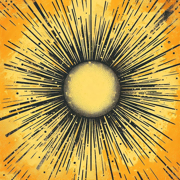 Sfondamento grunge sunburst