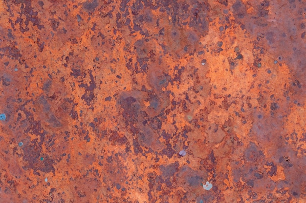 Grunge texture metal sheet with heavy rust background