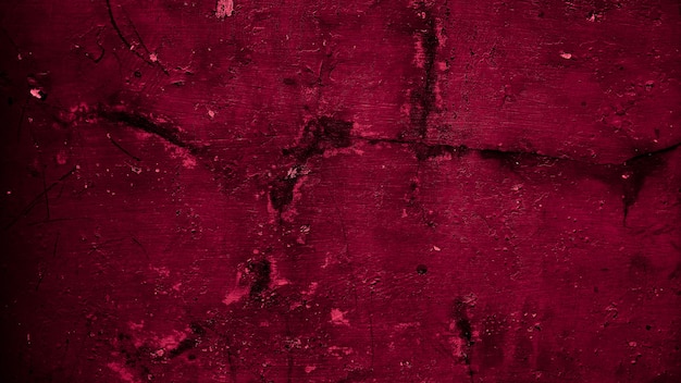 grunge texture old red background of wall cement concrete