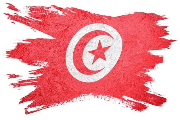 Grunge Tunisia flag Tunisia