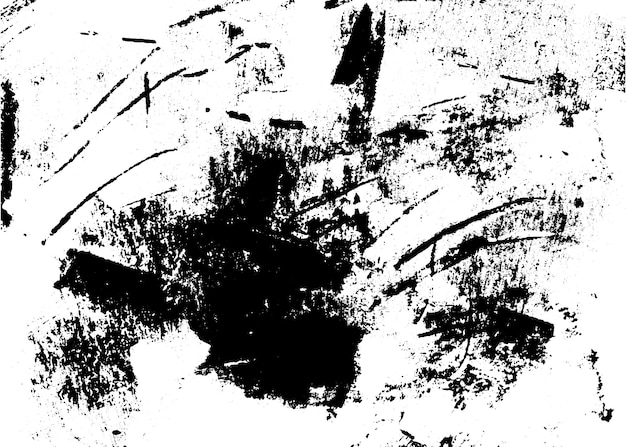 Photo grunge urban ink texture black and white on paper hand brushed abstract vintage graphic surface