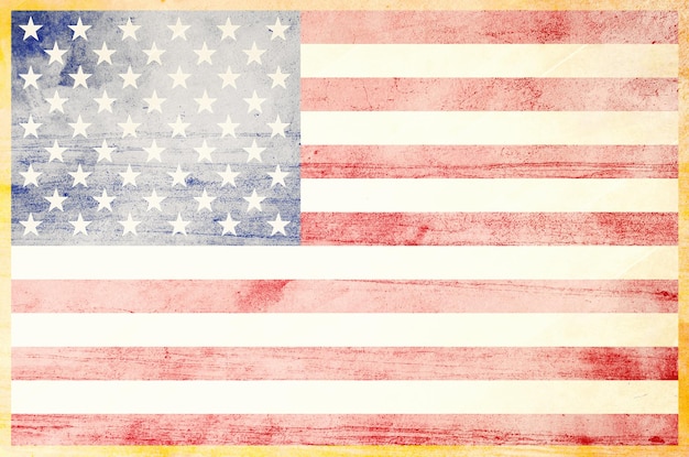 Photo grunge usa flag background texture