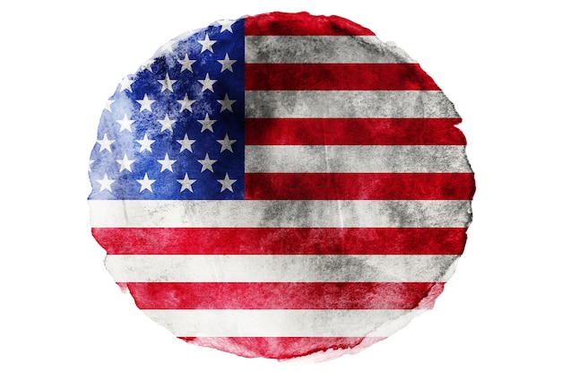 Photo grunge usa flag background texture