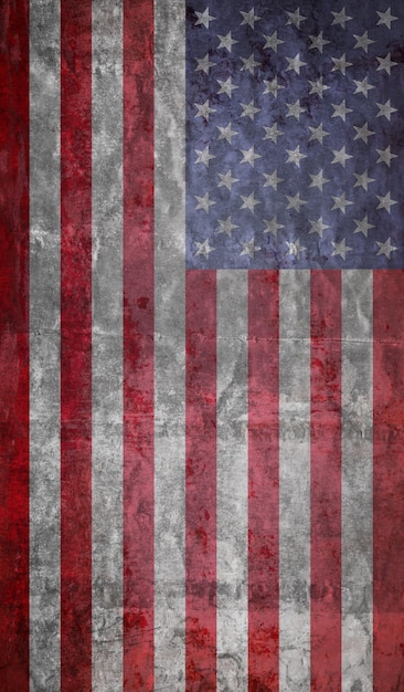 Grunge USA Flag