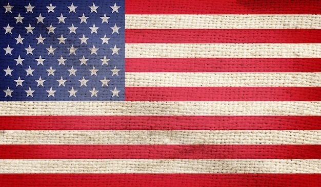 Photo grunge usa flag