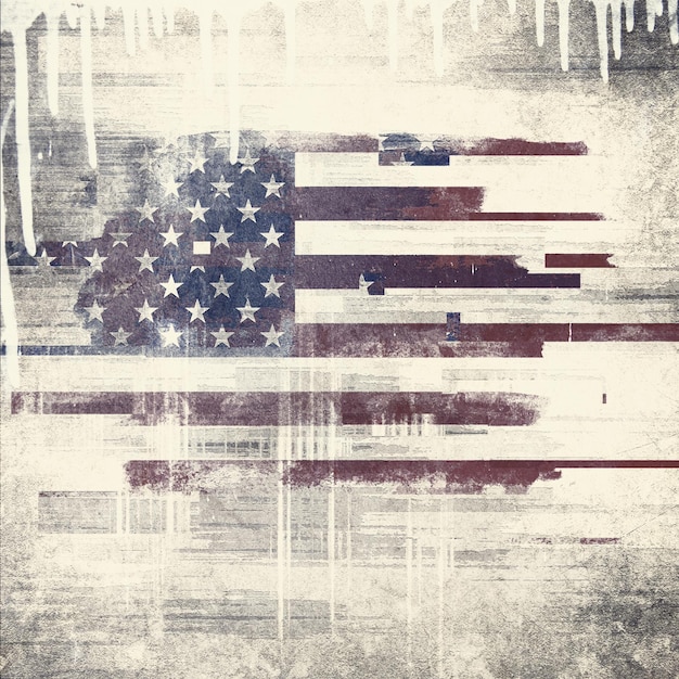 Photo grunge usa flag