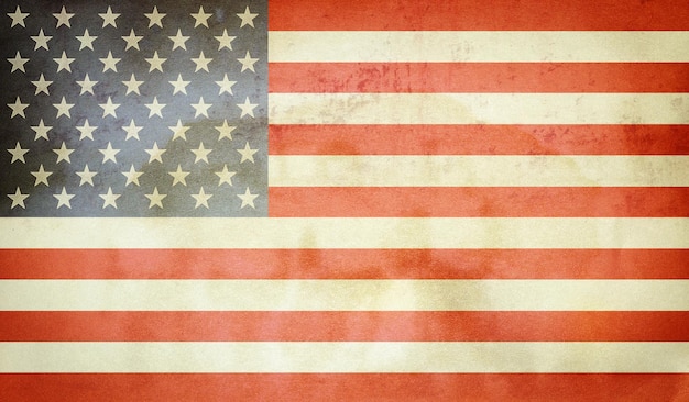 Grunge USA Flag