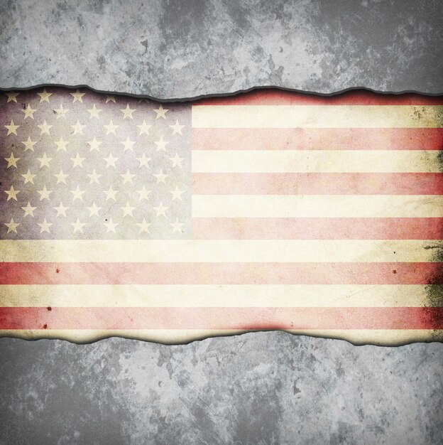 Photo grunge usa flag