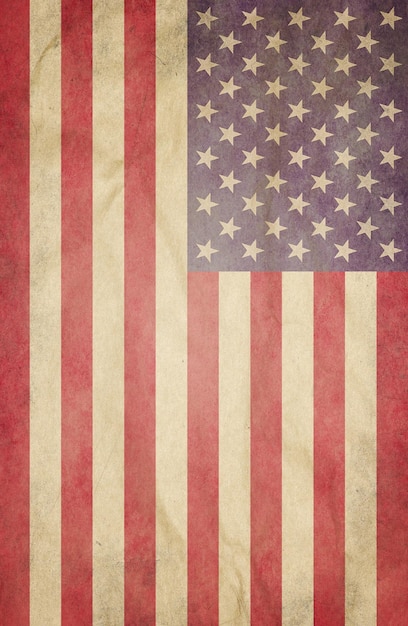 Grunge USA Flag