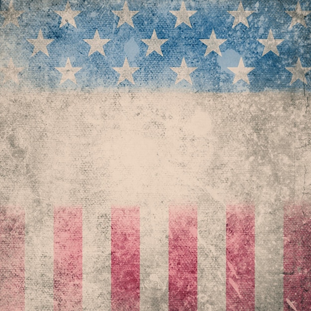 Grunge USA Flag