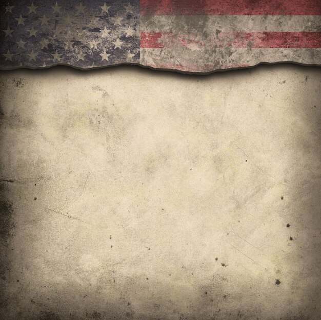 Grunge USA Flag