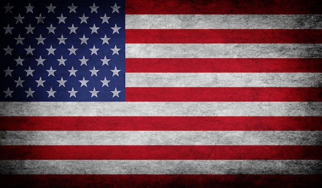 Grunge USA Flag