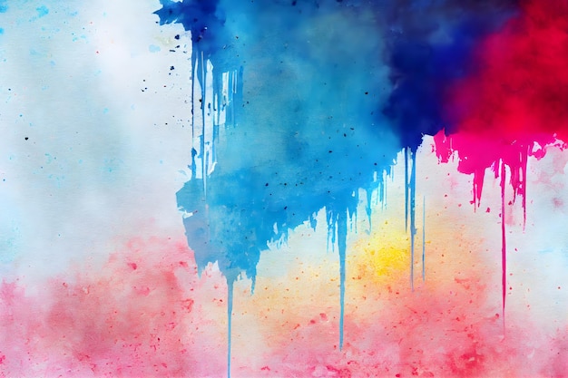 Grunge watercolor background brush painting style