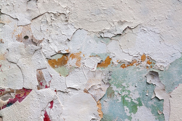 Photo grunge white wall of painted cement old texture