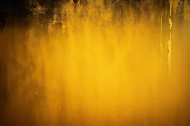 grunge yellow wall background or texture