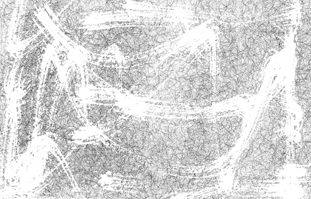 Grunge zwart-wit patroon Monochrome deeltjes abstracte textuur Achtergrond van scheuren slijtage