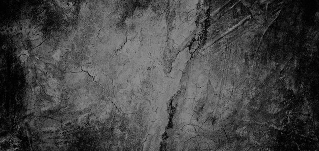 Grungy cementtextuur voor achtergrond Muur vol krassen Enge donkere muur