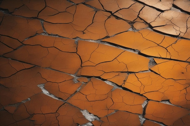 grungy gebarsten textuur van ruwe verweerde muur