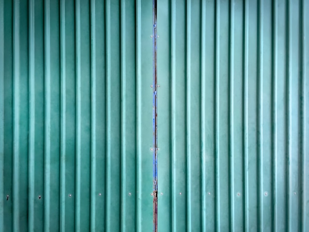 Grungy Green Corrugated Metal Wall Texture