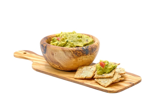 Guacamole and Crackers