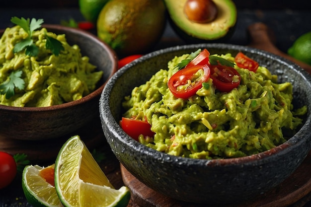 Guacamole op gegrilde gerechten