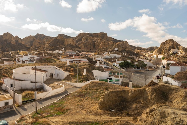 Guadix cave houses Granada Spain