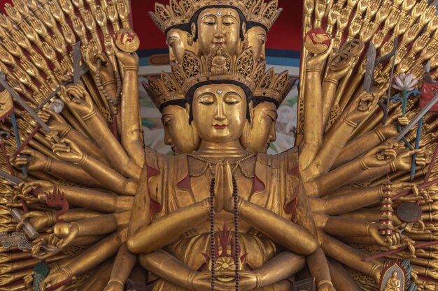 Guan Yin with ten thousand hands in Thailand