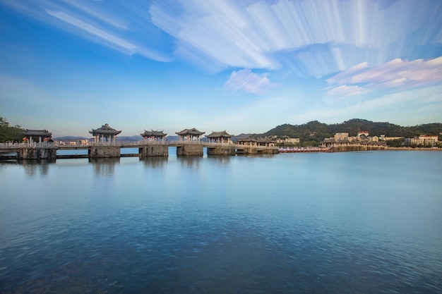 Guangdong Chaozhou stad China Xiangzi Bridge