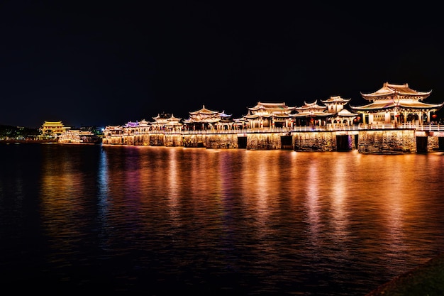 Guangdong chaozhou stad china xiangzi bridge