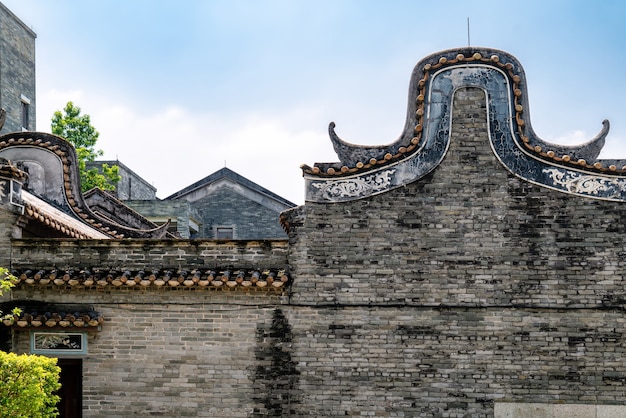 Древние здания и дома Гуанчжоу Линнань