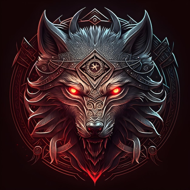 A Guardian's Power A Talismanic Wolf Head