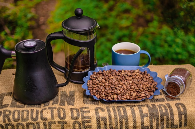 Guatemalan coffee presentation