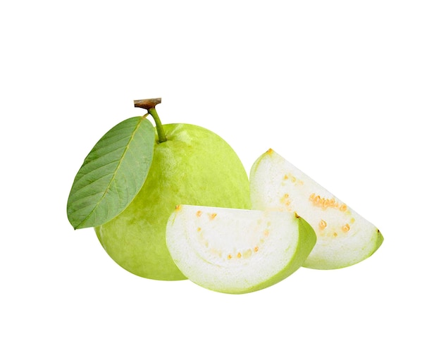 Guava Guava fruits Psidium common guava Psidium guajava or lemon guava are eatble fruits