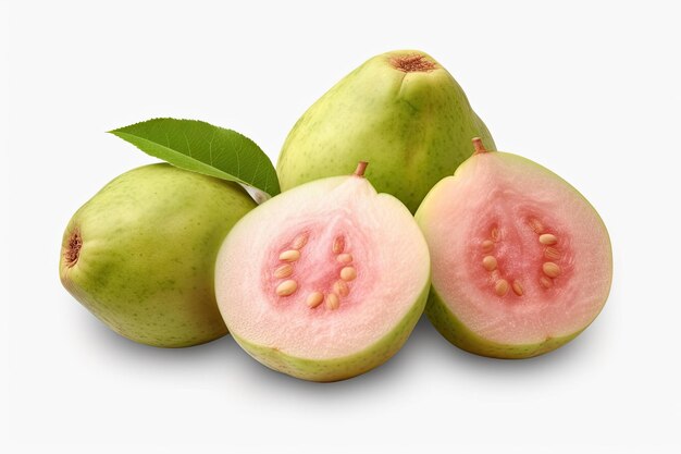 Photo guava isolated on transparent background