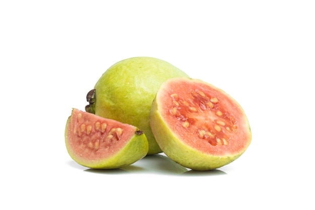 Guava isolated on white background