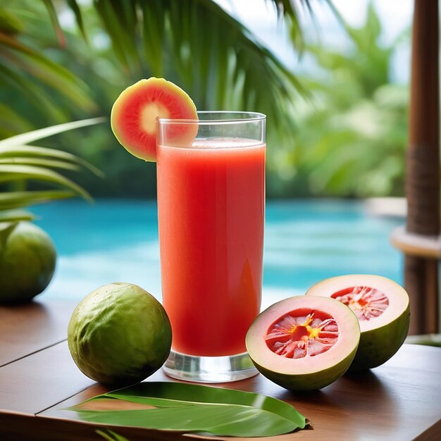 Guava Juice foto met AI generatief