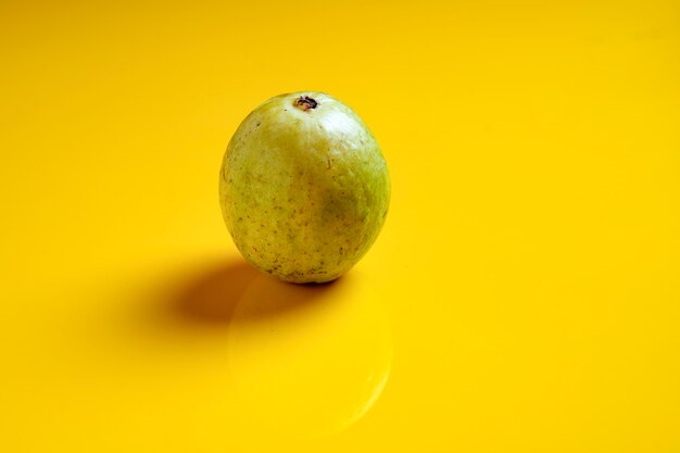 Guava or Psidium guajava Linn , fruits.