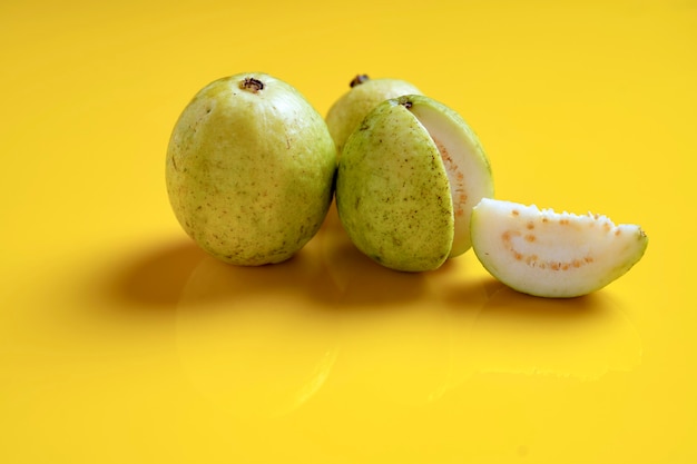 Guave of psidium guajava linn, fruit.