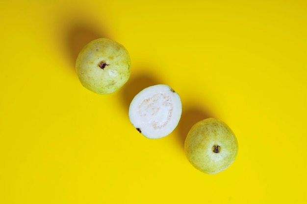 Guave of Psidium guajava Linn, fruit.