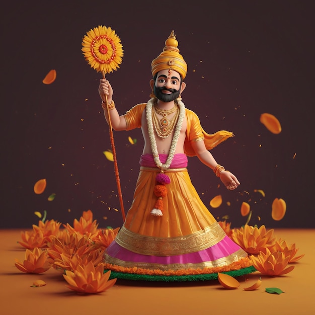 Gudi Padwa Festival Illustration