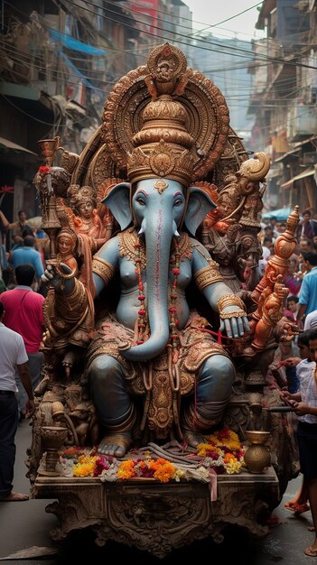 Photo gudi padwa ganesha