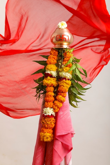 Gudi Padwa Marathi 새해, 인도 축제 Gudi Padwa