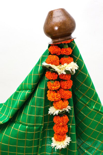 Foto gudi padwa marathi nieuwjaar indisch festival