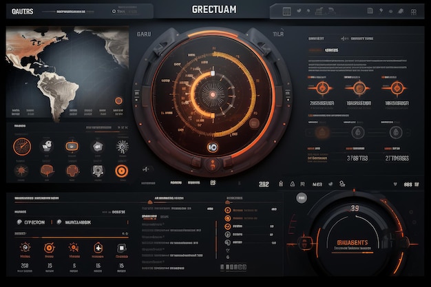 Premium Photo | GUI Graphical User Interface concept