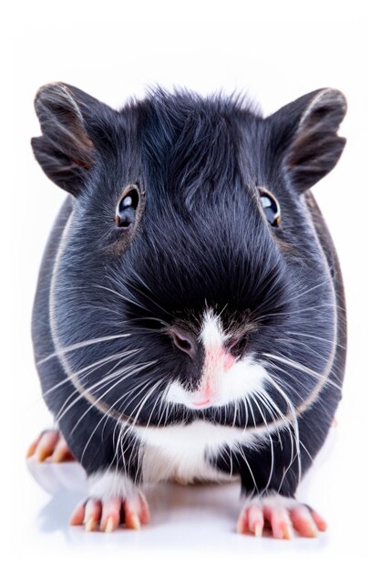 guinea pig on white background