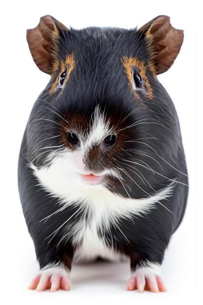 guinea pig on white background