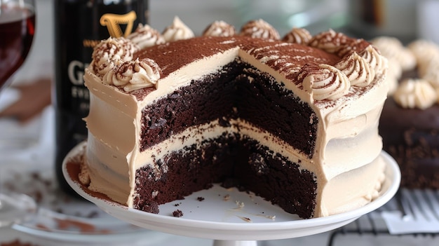 Photo guinness chocolate cake