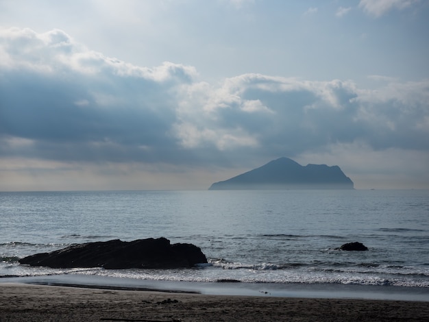 Guishan (schildpad) eiland in Yilan, Taiwan.